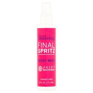 You Are Amazing Juicy Grapefruit Body Mist, Paraben Free, Cruelty Free 6 oz